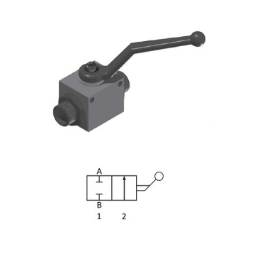 Кран двухходовой CEL М26х1,5 (ш)